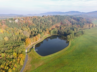 Vodní nádrž Křížany (Liberecký kraj) - po realizaci