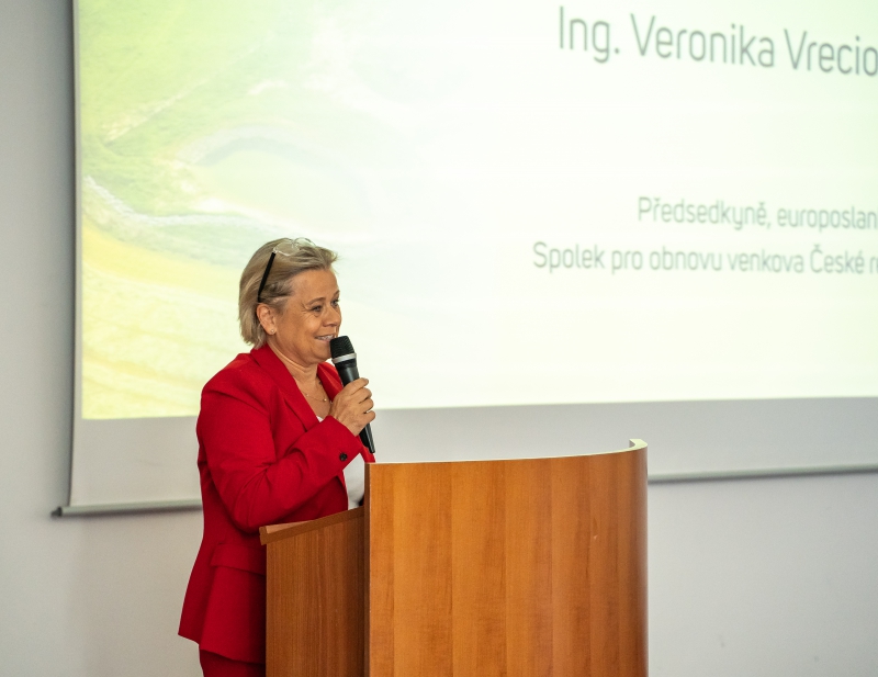 europoslankyně a předsedkyně Spolku pro obnovu venkova Veronika Vrecionová